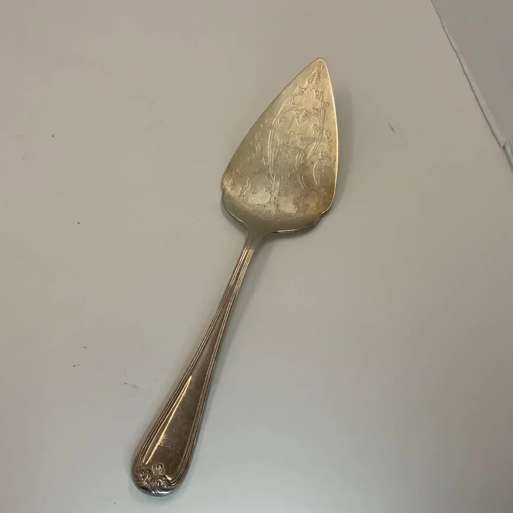 Vintage Gorham Heritage Silverplate Silver 10.5 Inch Pie‎ Server